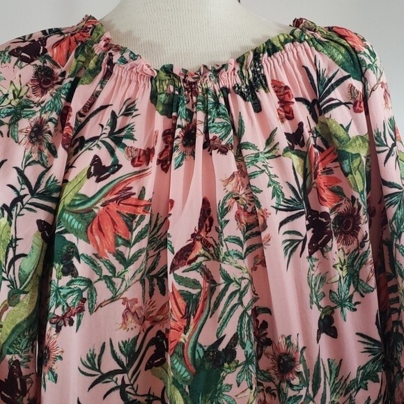 H&M Floral Off The Shoulder Top size 6 - Picture 5 of 8